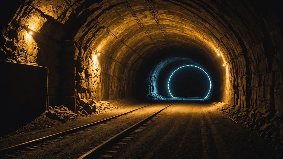 Processing underground mine inspection data from shaft to cloud